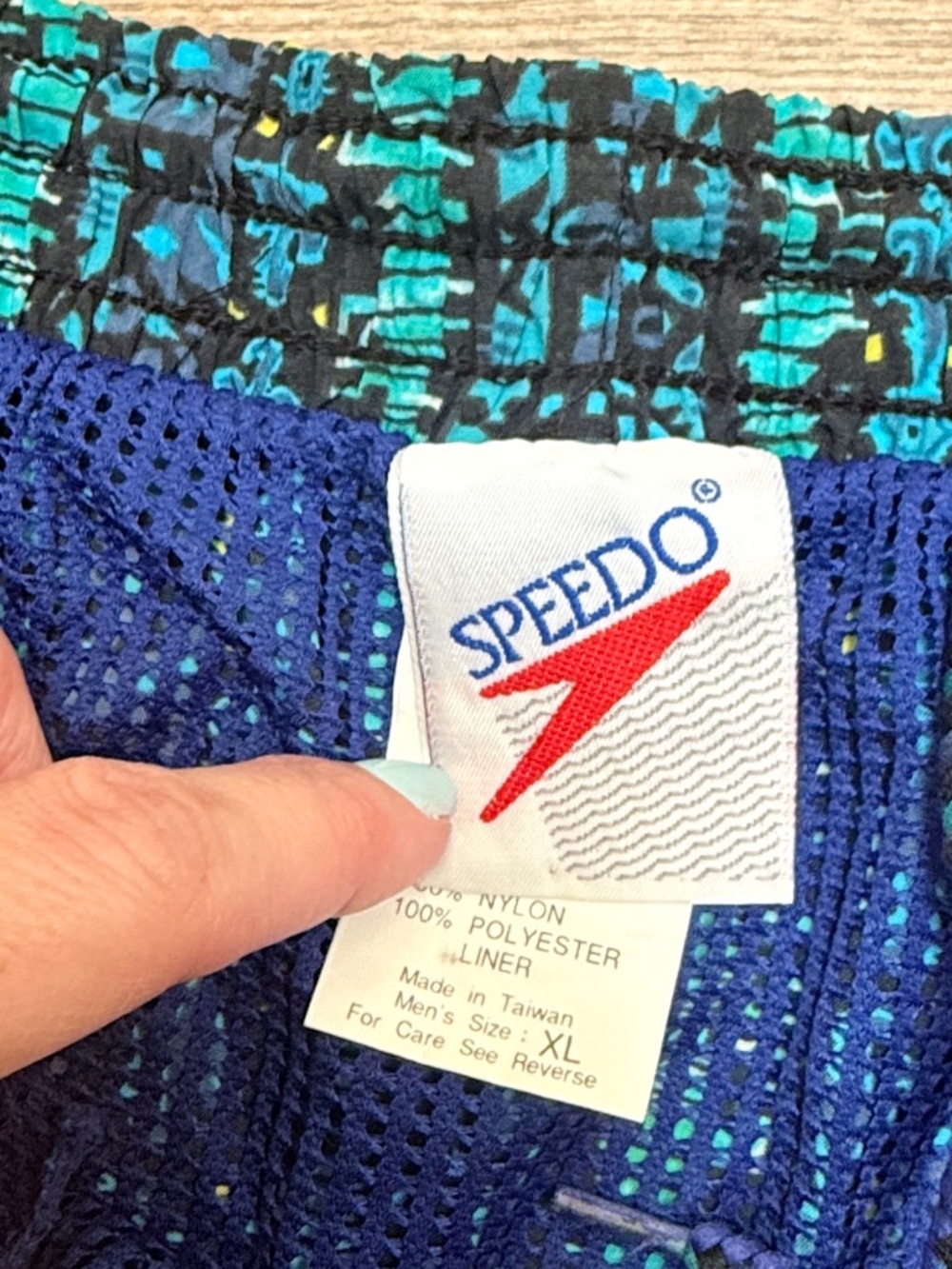 Vintage 90’s Speedo Surf Runner swim short size XL - Picture 2 of 7